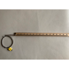  K Thermocouple 16" Long Probe Sensor High Temperature1800 °F (with Mini Flat Pin connector) for Kiln Digital Thermometer 